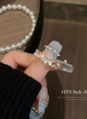 韩国高级感轻奢戒指ins小众女