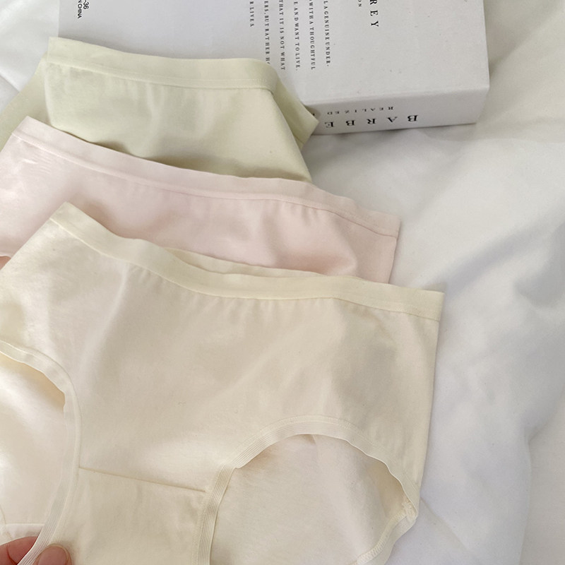 内裤纯棉抗菌女生三角裤少女棉质透气短裤女士A类无痕纯色小奶糖,淘宝优惠券,粉丝福利购,淘宝优惠卷