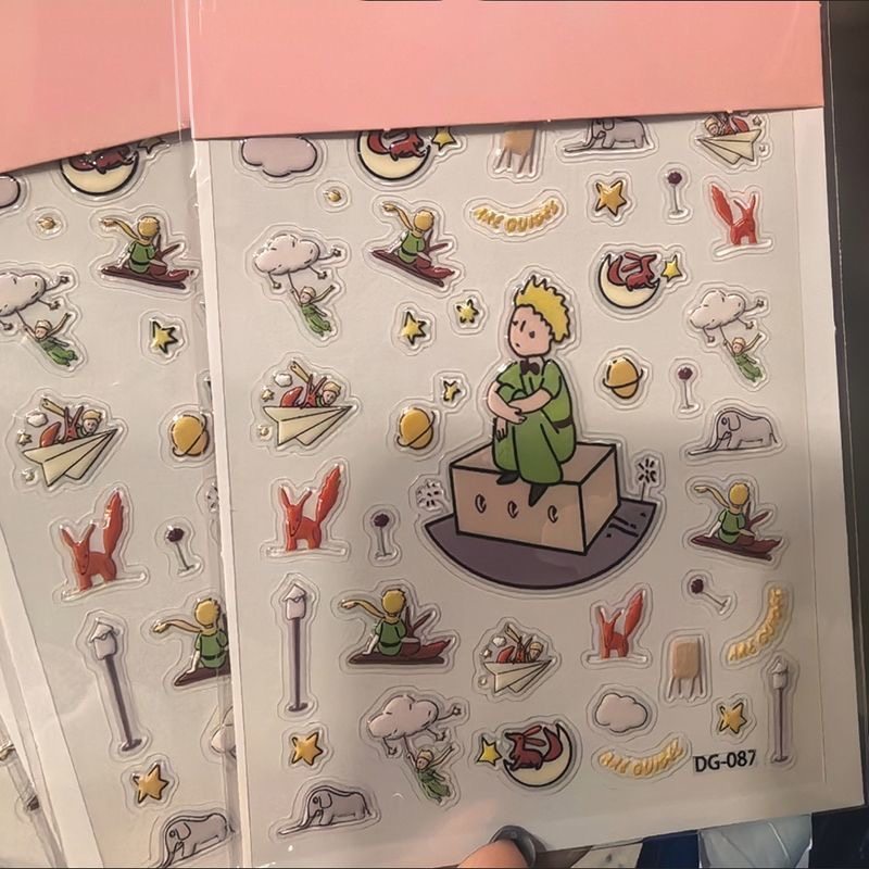 小王子同款果冻贴纸装饰简约小元素定制diy手机壳平板ccd可爱卡通,淘宝优惠券,粉丝福利购,淘宝优惠卷