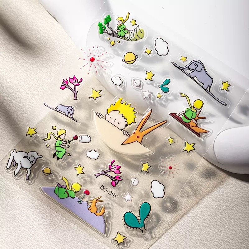 小王子同款果冻贴纸装饰简约小元素定制diy手机壳平板ccd可爱卡通,淘宝优惠券,粉丝福利购,淘宝优惠卷