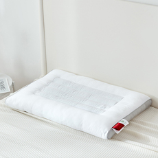 Подушка 梦洁全棉低枕芯低枕助睡眠按摩枕决明子荞麦双用护颈枕梦洁家纺