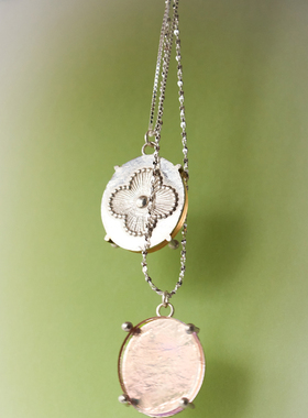 原创幸运加倍四叶草项链