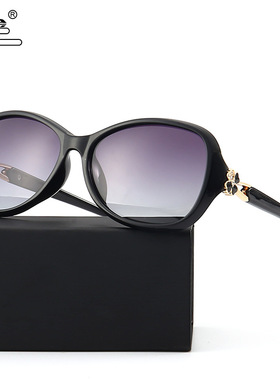 女士墨镜偏光小框近视太阳镜高级