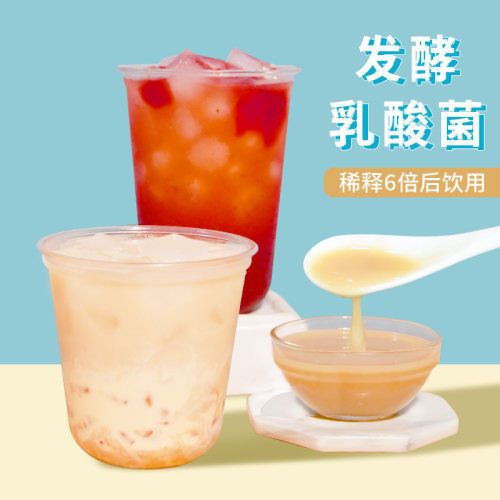 发酵浓缩乳酸菌1.1kg生菌饮品酸奶饮料优格乳奶茶店专用-图1