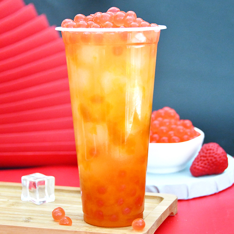 花仙尼 1.3kg爆爆珠奶茶专用草莓爆爆蛋免煮爆爆珠芒果蓝莓爆浆珠 - 图2