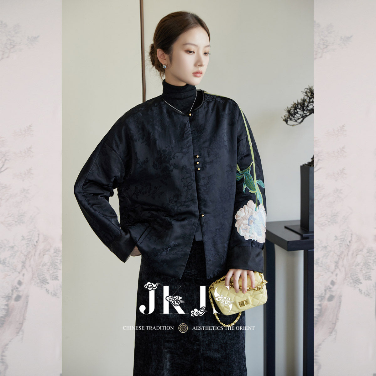 JKJS新中式棉服女款冬季2025新款加厚保暖外套短款棉衣国风袄子,淘宝优惠券,粉丝福利购,淘宝优惠卷