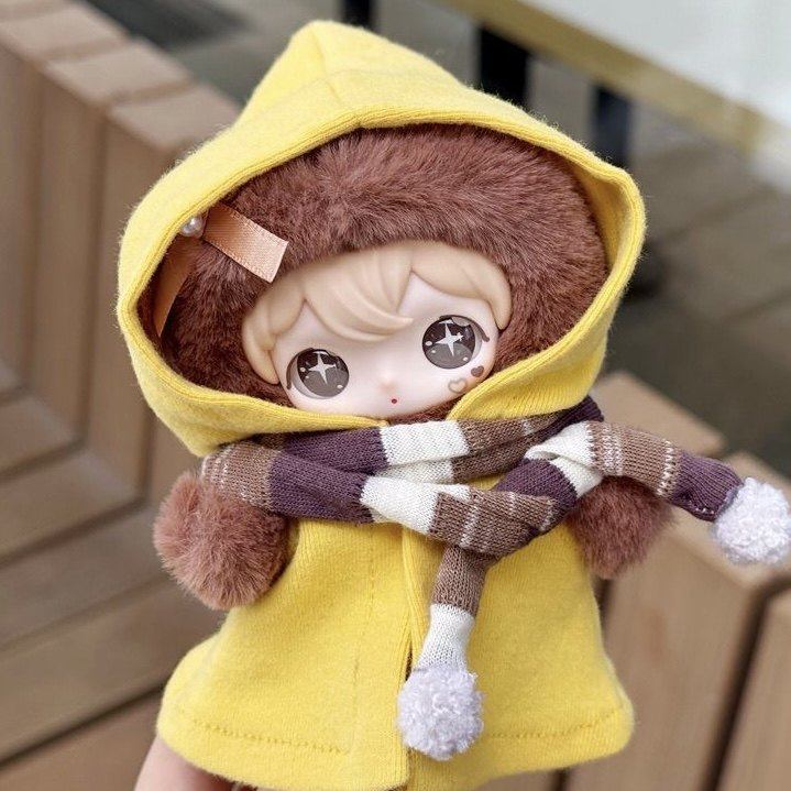 AYRTOYS兔闪闪shyshy拥暖意娃衣搪胶10cm可爱棉花娃娃毛绒小衣服,淘宝优惠券,粉丝福利购,淘宝优惠卷