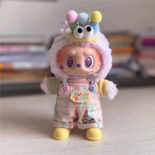 平静labubu3.0娃衣17cm公仔玩偶服装123代希望幸运拉布布衣服套装 - 图3