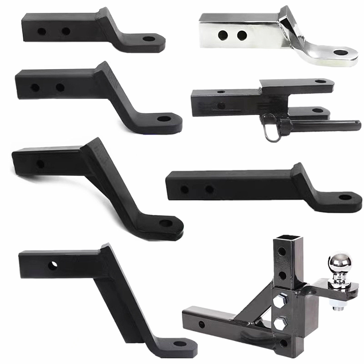 汽车方口拖车臂车尾改装流氓钩拖车钩配件连接器方口拖车球通用臂,淘宝优惠券,粉丝福利购,淘宝优惠卷