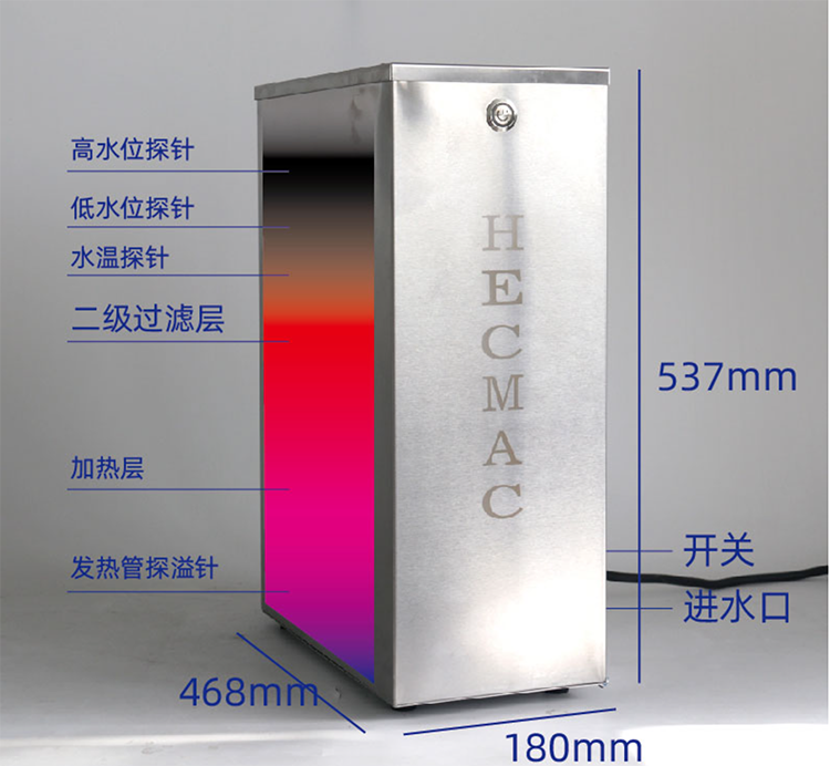 HECMAC海克嵌入式台下分体精灵智能开水机商用定温定量热水机30L - 图2