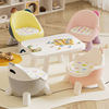 Baby stool, children's barking chair, backrest chair, dining chair