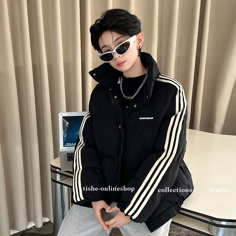 男童棉服外套2025秋冬款夹棉中大童加绒加厚棉衣男孩大码棉袄冬装,淘宝优惠券,粉丝福利购,淘宝优惠卷