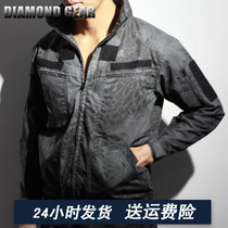 Xeno Soldiers Autumn Winter Black Python Fans Tactical Jacket Outdoor Men Wear and scratches Multi-functional clothing Clothing