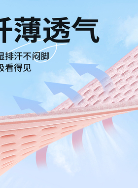 夏季透气乳胶防滑鞋垫