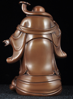 如意客厅弥勒佛鑫礼轩紫铜摆件