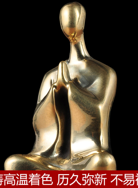 静坐新中式风办公室桌面装饰品