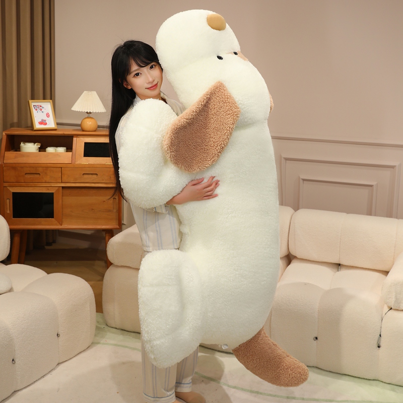 大号大耳朵趴趴狗毛绒玩具公仔玩偶女生睡觉抱枕布娃憨豆狗大抱枕 - 图1