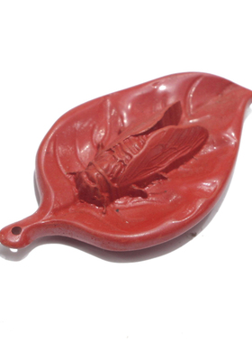 素朱帝王砂一名惊人吊坠男女挂件