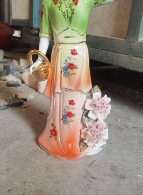 百花仙子 百花娘娘青姑娘塑像神像佛像供奉摆件16寸—18寸