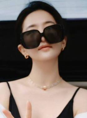 欧洲明星刘亦菲同款太阳眼镜男女ins复古欧美气质百搭时尚墨镜潮