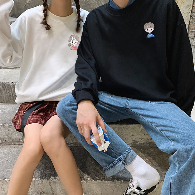 情侣装秋装小众设计感秋季ins卫衣 低调的依恋卫衣/绒衫