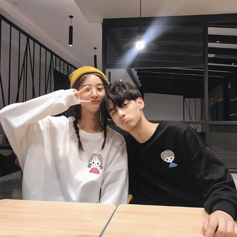 情侣装秋装小众设计感秋季ins卫衣 低调的依恋卫衣/绒衫