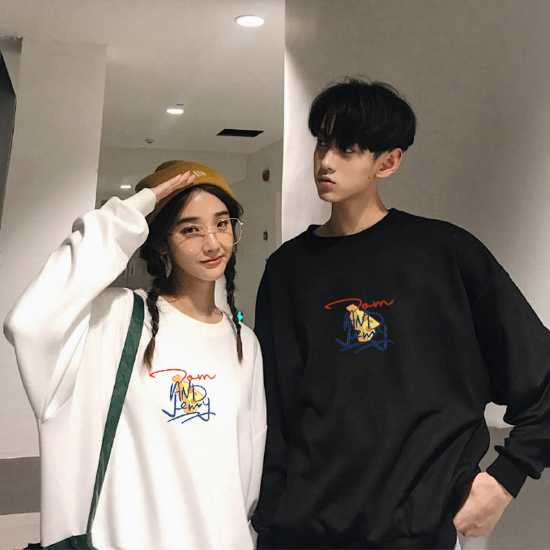 roora情侣装秋装小众设计感卫衣 低调的依恋卫衣