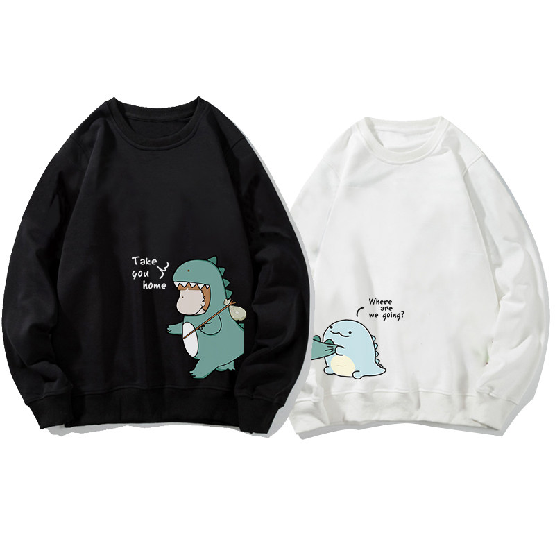 很仙的情侣装两件秋装2020ins卫衣 低调的依恋卫衣/绒衫