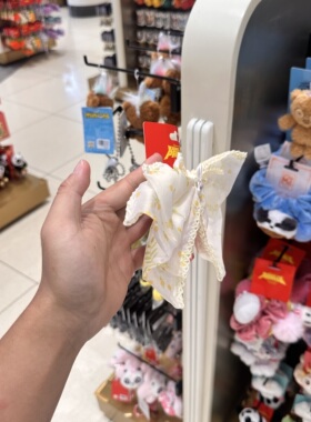 北京环球影城功夫熊猫兔子发夹