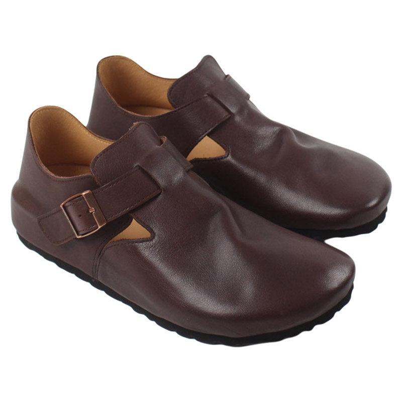 青步自制 水洗牛皮~高级感全包皮面勃肯鞋女真皮折皱休闲平底女鞋,淘宝优惠券,粉丝福利购,淘宝优惠卷