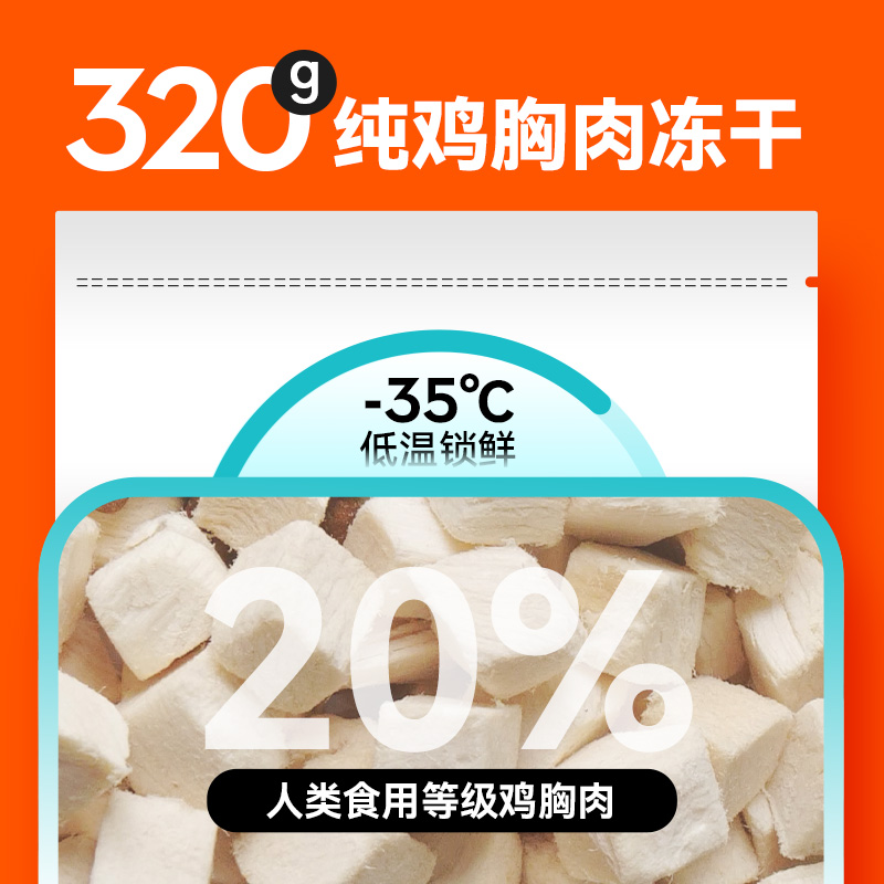 好主人无谷冻干猫粮幼猫成猫40%蛋白质发腮增肥通用营养1.6kg*4-图1