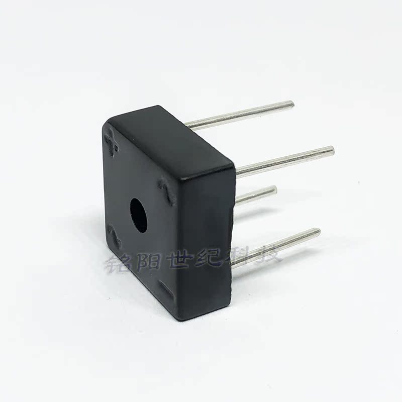 全新KBPC1510 黑色全塑封 15A1000V 圆脚塑料外壳整流桥KBPC1510W - 图0