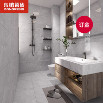 Dongpeng tile 400x800 toilet tile kitchen anti-slip and abrasion resistant kitchen bathroom toilet Foshan tile