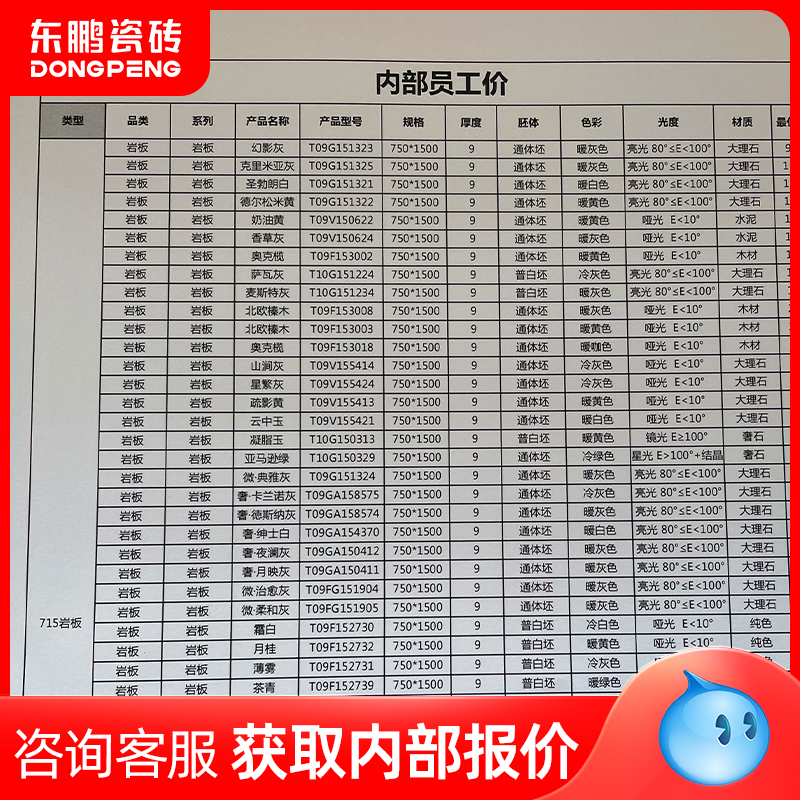 报价专用东鹏瓷砖客厅地砖瓷砖卫生间墙砖木纹砖岩板地板砖柔光砖