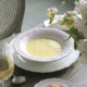 Italian Elios lace embossed tea cup saucer dining plate