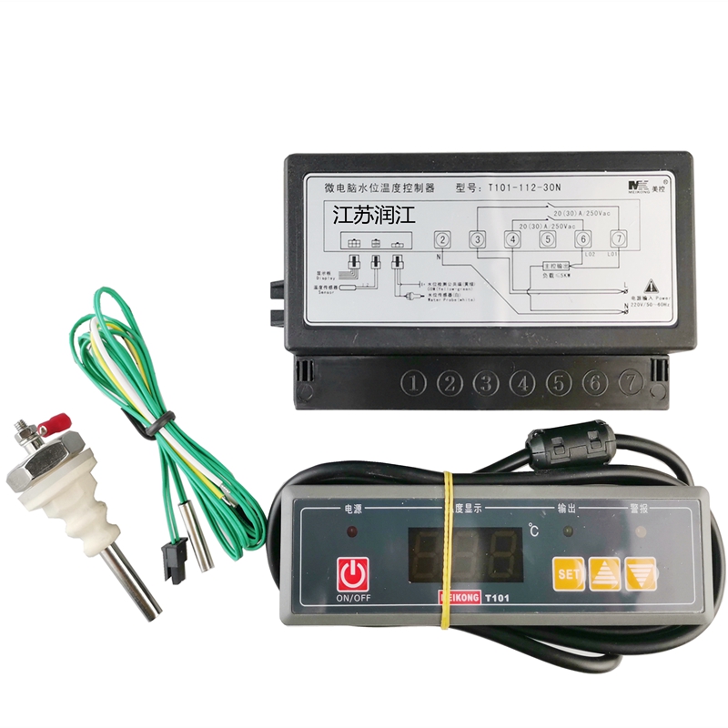 美控T101-111-20N30N水位温度控制器防干烧温控器缺水保护温控仪
