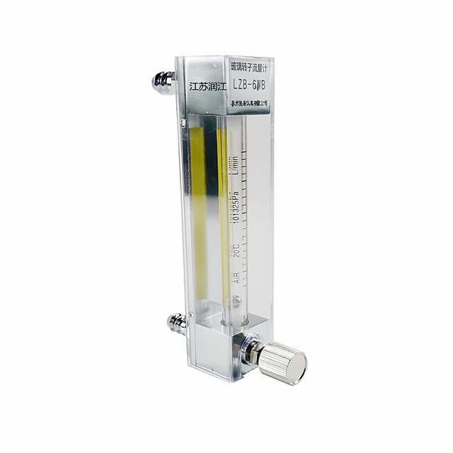 Glass rotor flow meter liquid flow meter