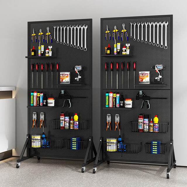 Hole board floor display rack mobile phone accessories accessories shelf vertical hardware tool hanging board supermarket storage rack