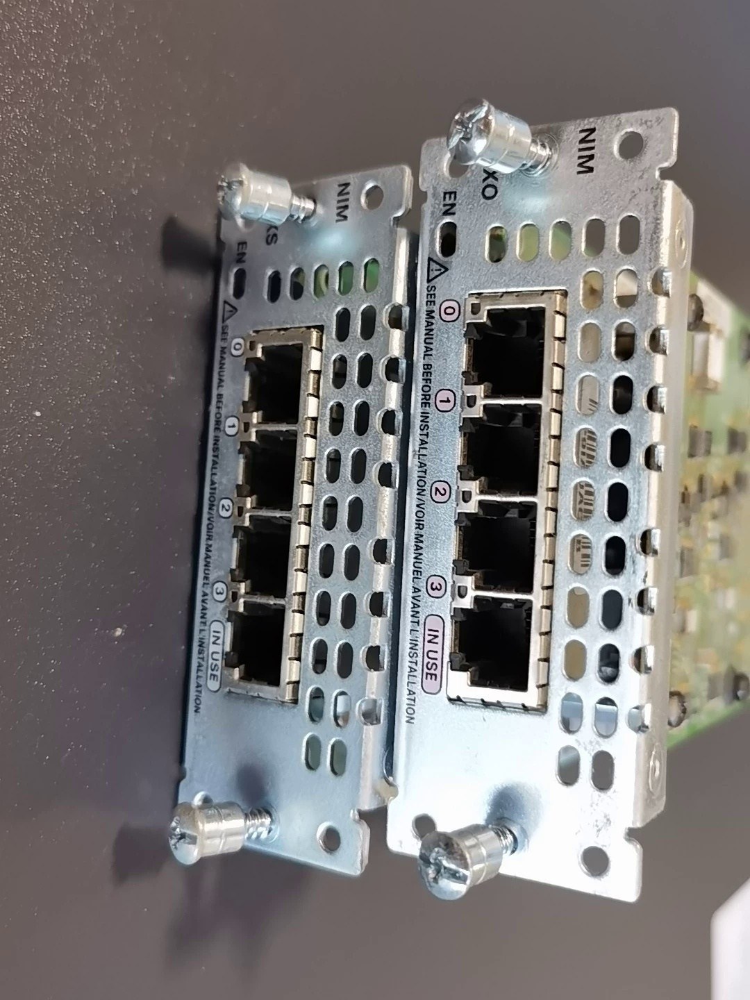 思科Cisco NIM-4FXS NIM-4FXO 路由器模 拍前请询价 - 图0