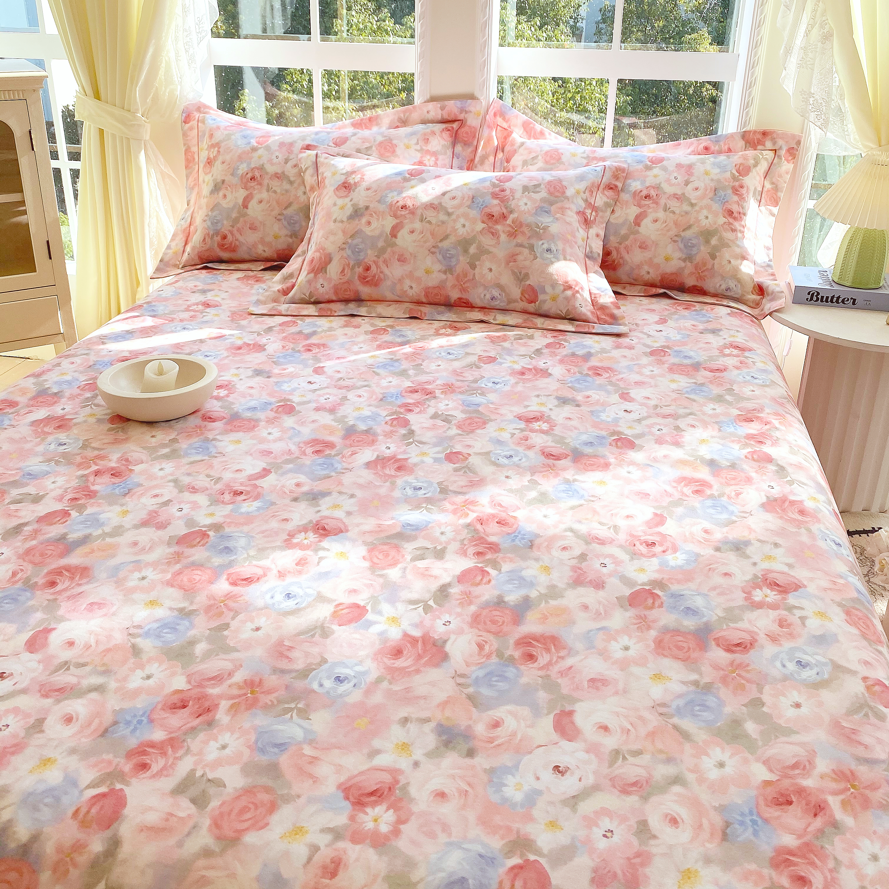 纯棉磨毛床单单件100全棉加厚被单枕套三件套2025新款单人双人床 - 图2