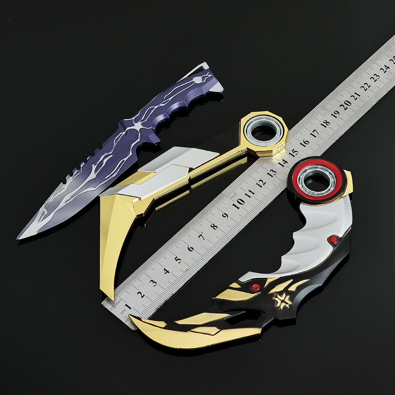 瓦罗兰特无畏契约近战武器神罚军刀奇点折叠款冠军赛甩刀模型套装,淘宝优惠券,粉丝福利购,淘宝优惠卷