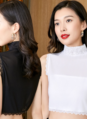 其他假领淑女蕾丝网纱立领