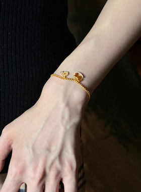 马上有钱黄金手链本命马年手串