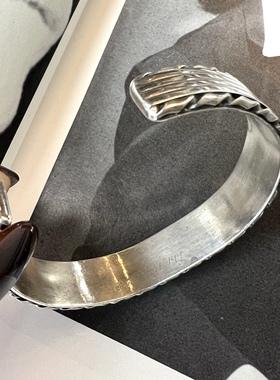 印第安手工银饰手镯古董首饰