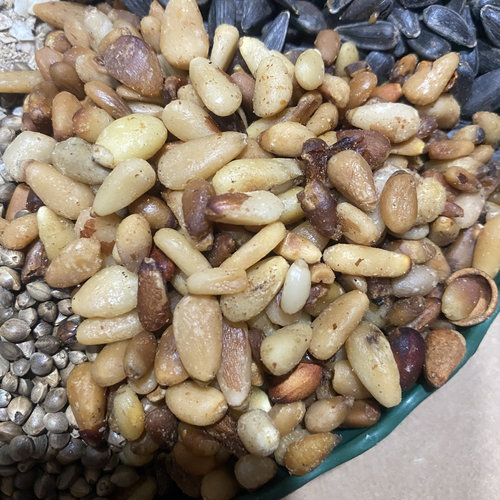 君子兰5合1大麻籽小麻籽松仁油葵骨粉炒熟2斤30元包邮 - 图2