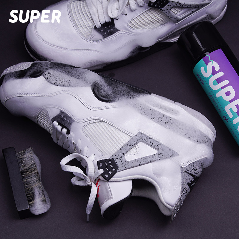super洗鞋神器防水喷雾aj清洗剂 千丝纺和盛同兴鞋油