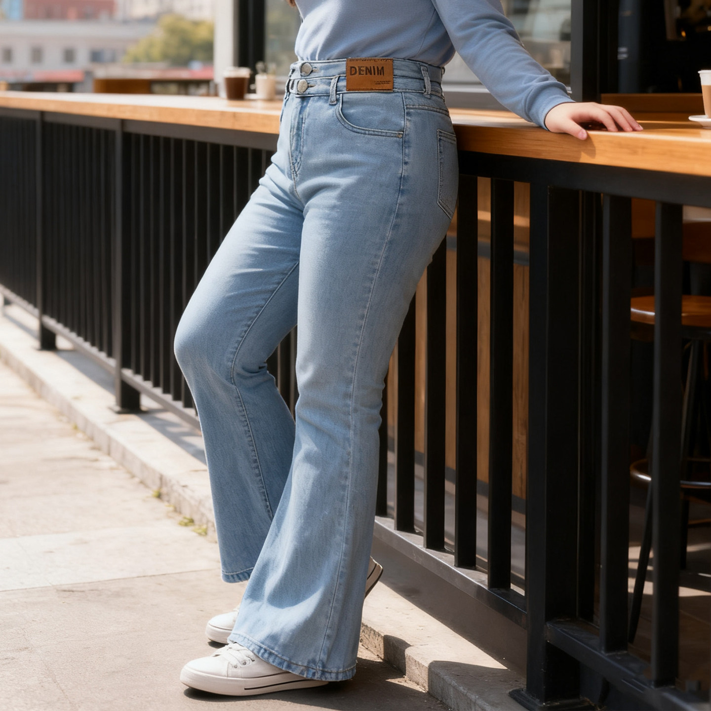 大码女装胖mm黑色微喇牛仔裤女高腰显瘦加绒加厚喇叭裤阔腿马蹄裤,淘宝优惠券,粉丝福利购,淘宝优惠卷