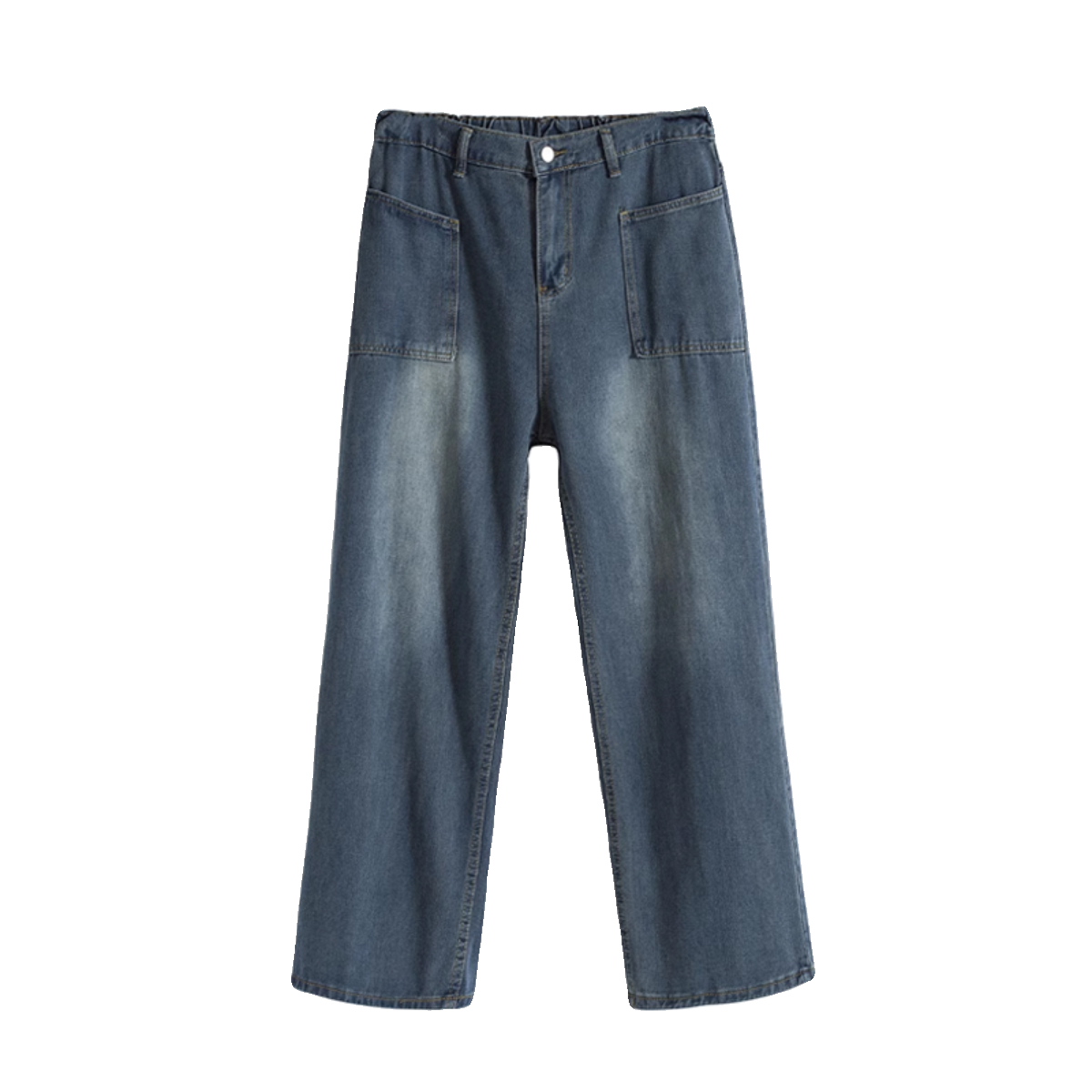 2-300斤大码胖mm美式复古高腰牛仔裤女宽松显瘦加肥加大阔腿裤子,淘宝优惠券,粉丝福利购,淘宝优惠卷