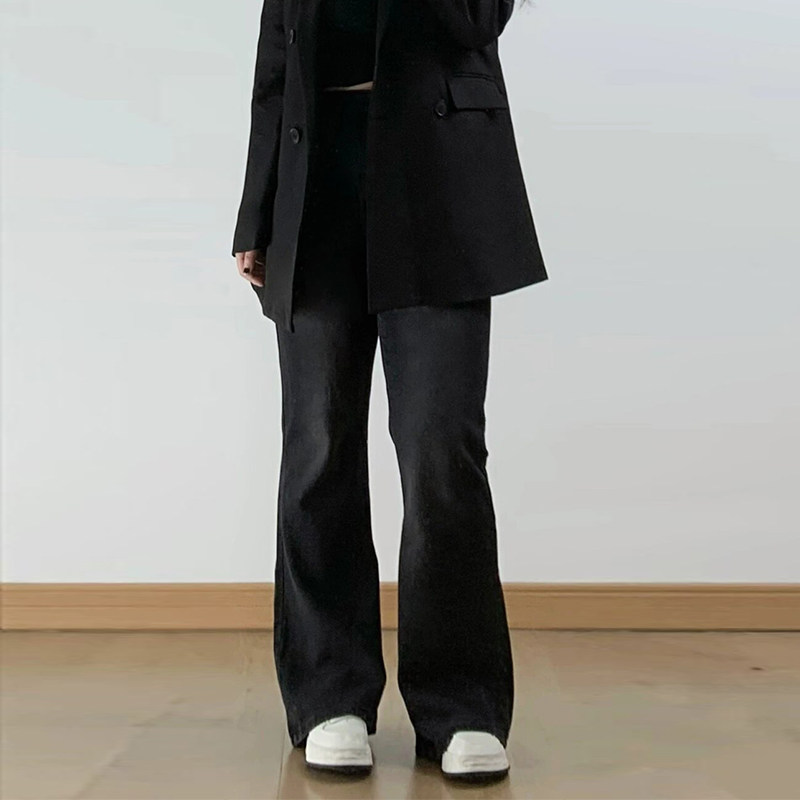 300斤胖mm大码女装高腰微喇牛仔裤子女春夏季宽松显瘦遮肉喇叭裤,淘宝优惠券,粉丝福利购,淘宝优惠卷