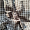 Simple plaid washed cotton light luxury four-piece set